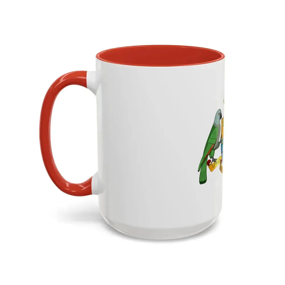 Coat of arms of Dominica - Accent Coffee Mug - Go Mug Yourself