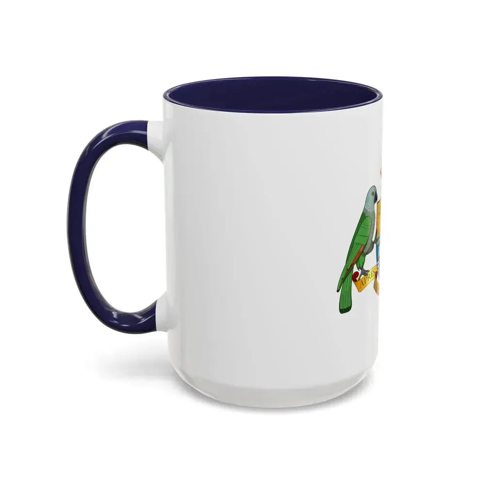 Coat of arms of Dominica - Accent Coffee Mug - Go Mug Yourself