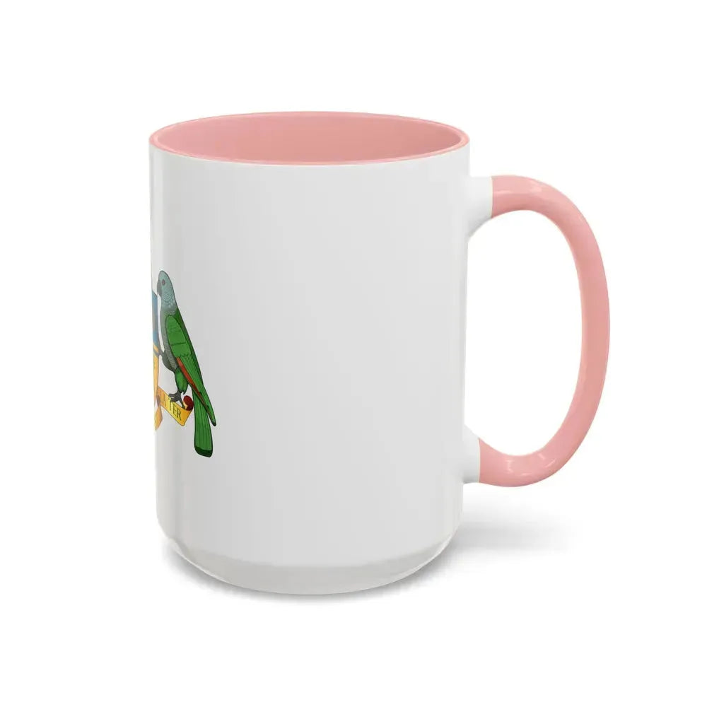 Coat of arms of Dominica - Accent Coffee Mug - Go Mug Yourself