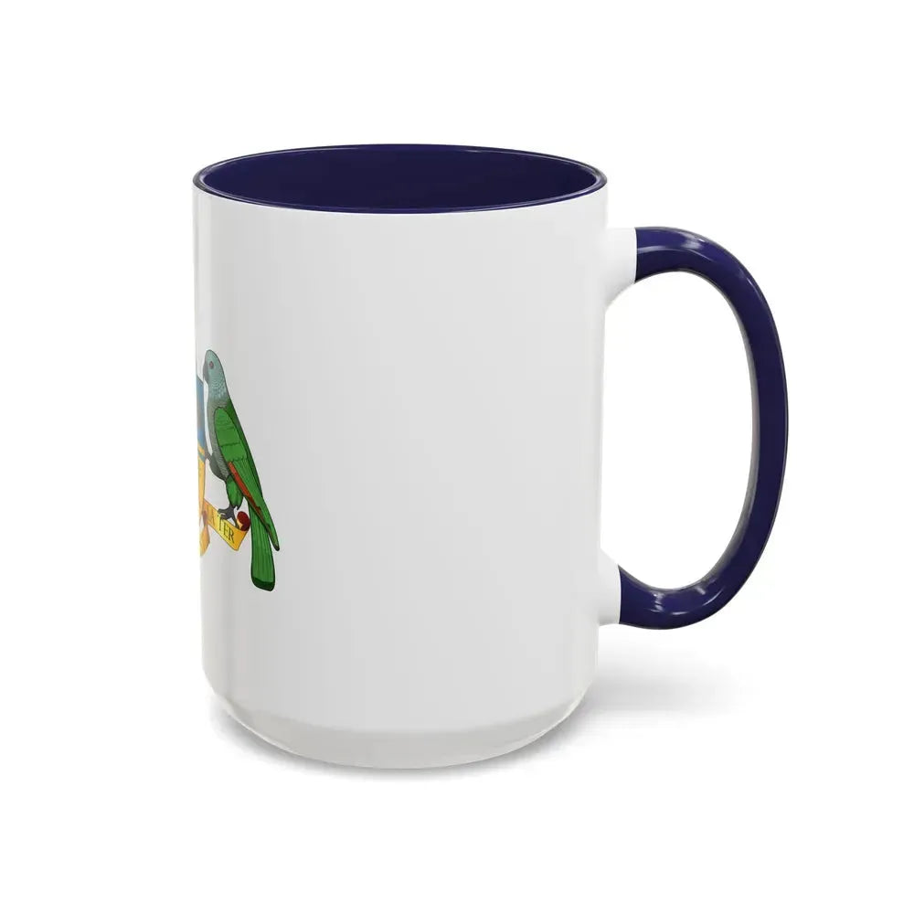Coat of arms of Dominica - Accent Coffee Mug - Go Mug Yourself