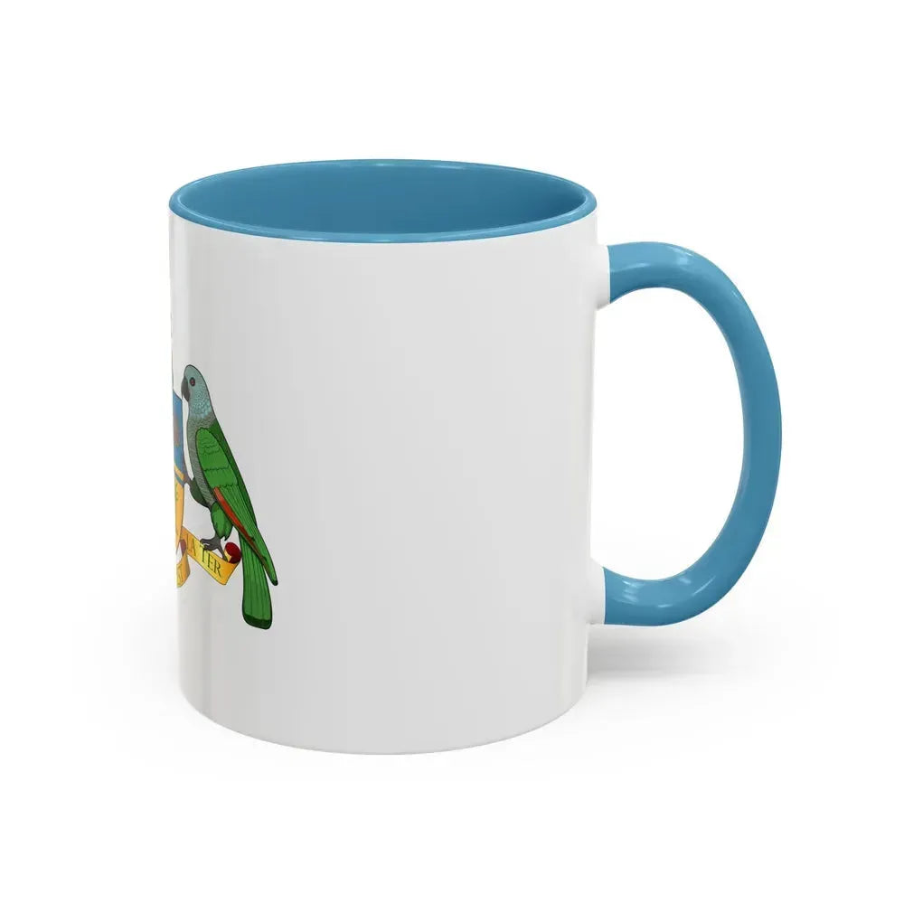 Coat of arms of Dominica - Accent Coffee Mug - Go Mug Yourself