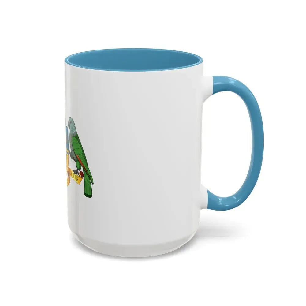 Coat of arms of Dominica - Accent Coffee Mug - Go Mug Yourself