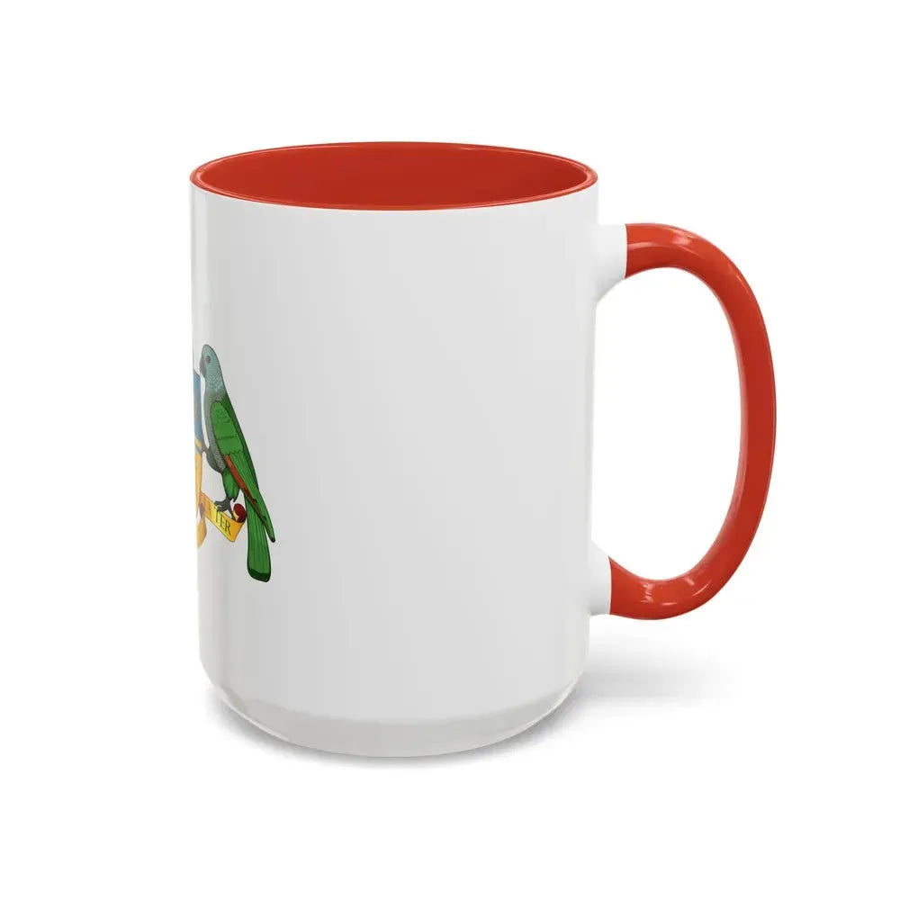 Coat of arms of Dominica - Accent Coffee Mug - Go Mug Yourself