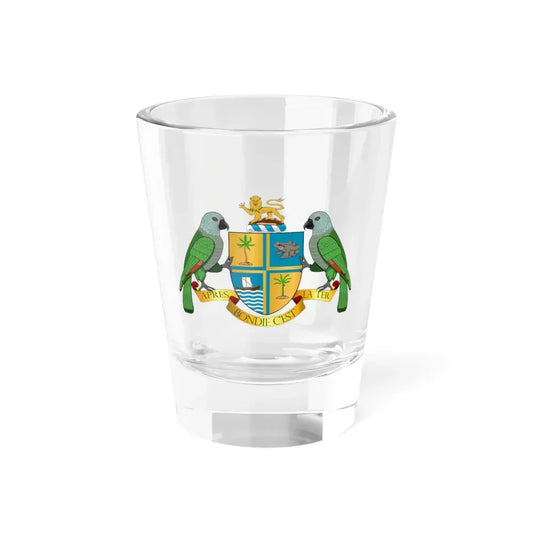 Coat of arms of Dominica - Shot Glass 1.5oz 1.5oz - Go Mug Yourself