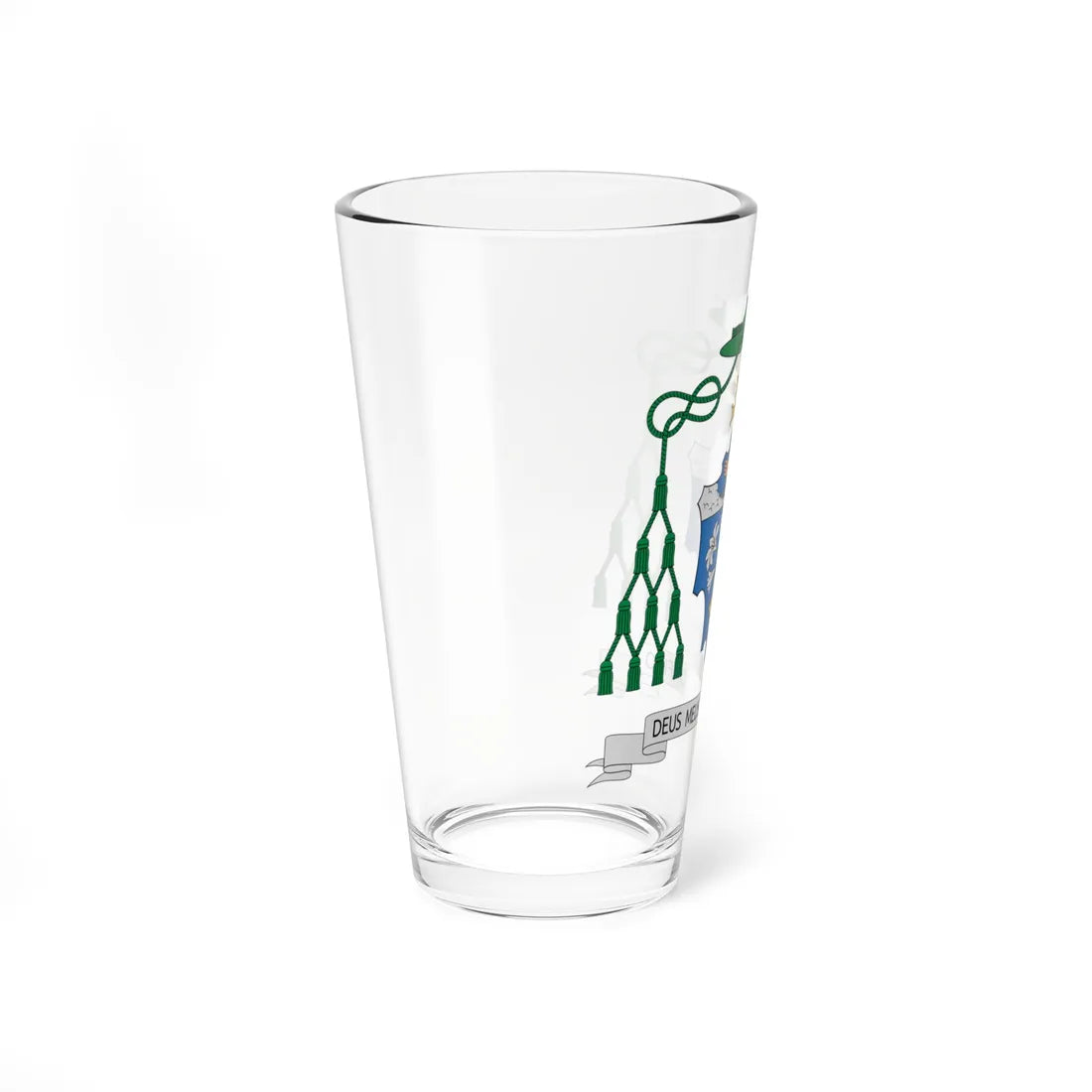 Coat of arms of Dominique Joseph Mathieu (Iran) (Coat of Arms) Pint Glass 16oz - Go Mug Yourself