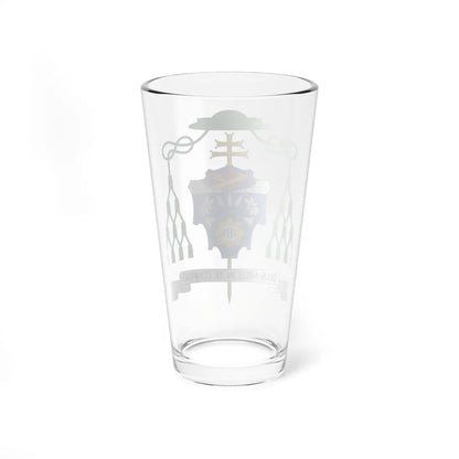 Coat of arms of Dominique Joseph Mathieu (Iran) (Coat of Arms) Pint Glass 16oz - Go Mug Yourself