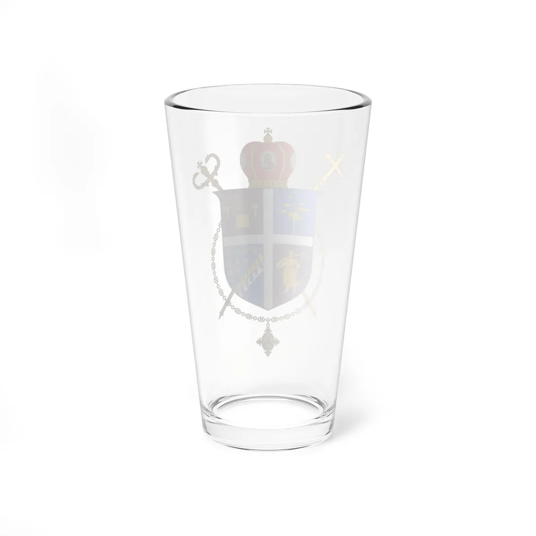 Coat of arms of Donetsk UGCC (Ukraine) (Coat of Arms) Pint Glass 16oz - Go Mug Yourself