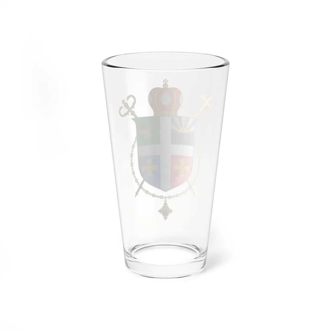 Coat of arms of DonetskKharkiv UGCC (Ukraine) (Coat of Arms) Pint Glass 16oz - Go Mug Yourself