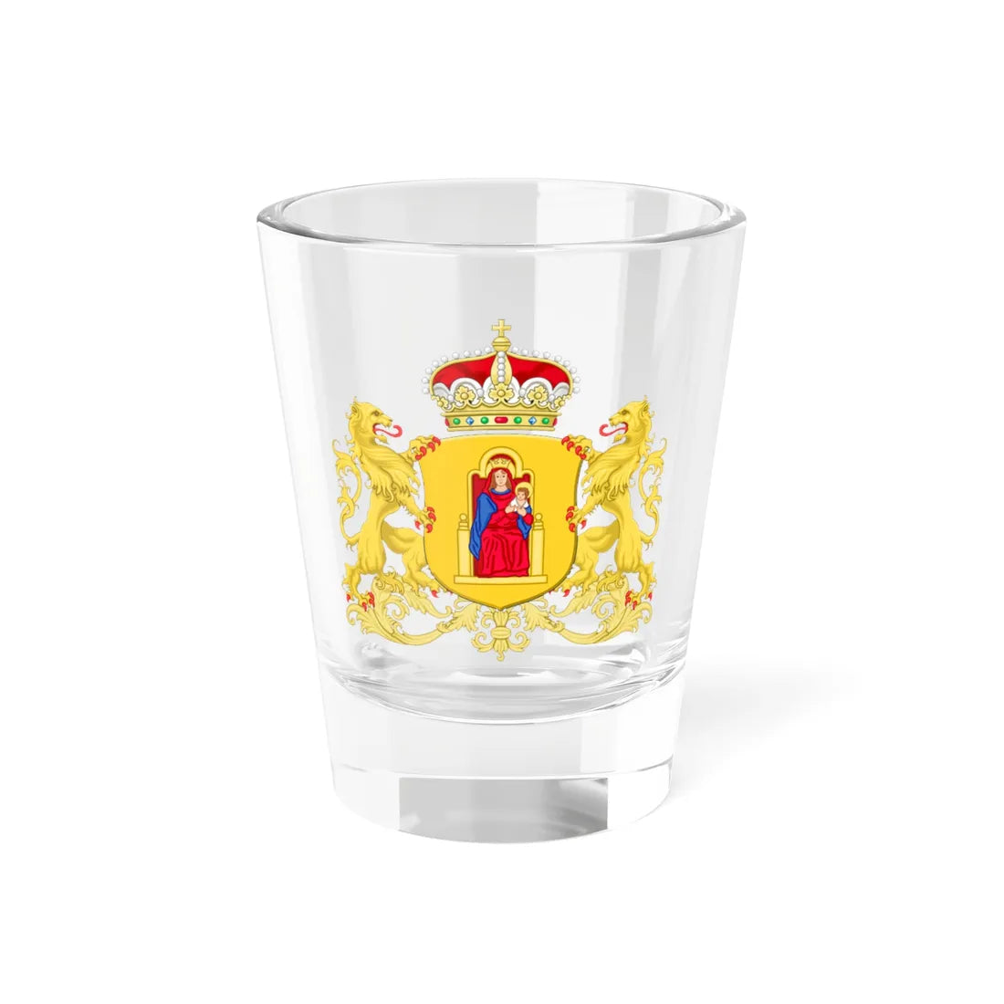 Coat of arms of Drenthe (Netherlands) (Coat of Arms) Shot Glass 1.5oz 1.5oz - Go Mug Yourself