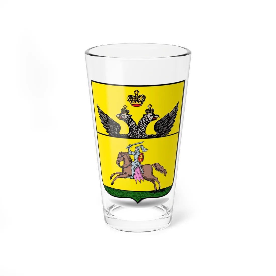 Coat of arms of Drissa 1781 (Russia) (Coat of Arms) Pint Glass 16oz 16oz - Go Mug Yourself