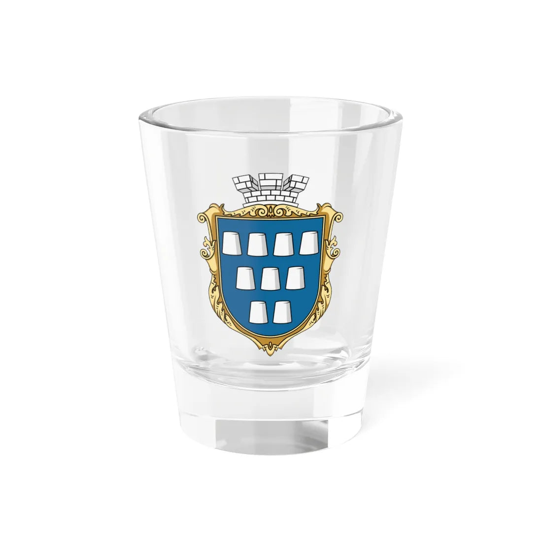 Coat of Arms of Drohobych (Ukraine) (Coat of Arms) Shot Glass 1.5oz 1.5oz - Go Mug Yourself