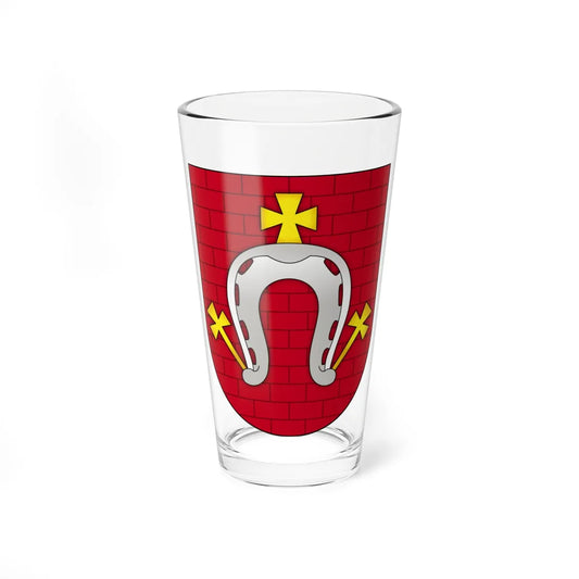 Coat of arms of Drybin (Belarus) (Coat of Arms) Pint Glass 16oz 16oz - Go Mug Yourself