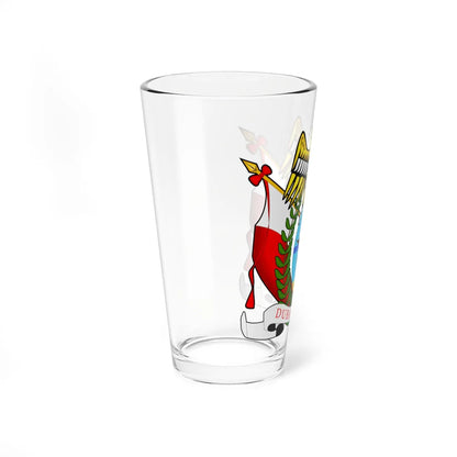 Coat of arms of Dubai (United Arab Emirates) (Coat of Arms) Pint Glass 16oz - Go Mug Yourself