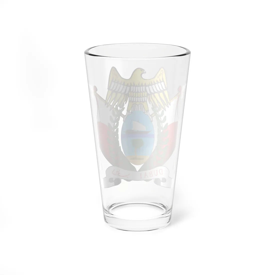 Coat of arms of Dubai (United Arab Emirates) (Coat of Arms) Pint Glass 16oz - Go Mug Yourself