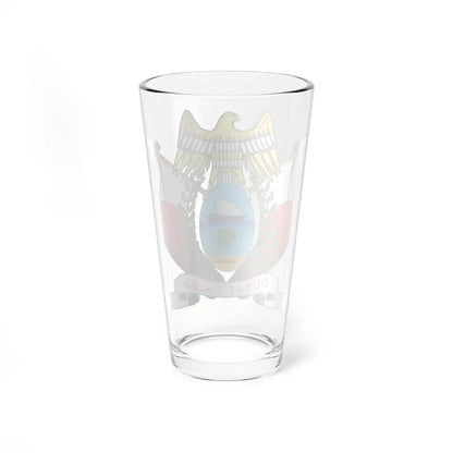 Coat of arms of Dubai (United Arab Emirates) (Coat of Arms) Pint Glass 16oz - Go Mug Yourself