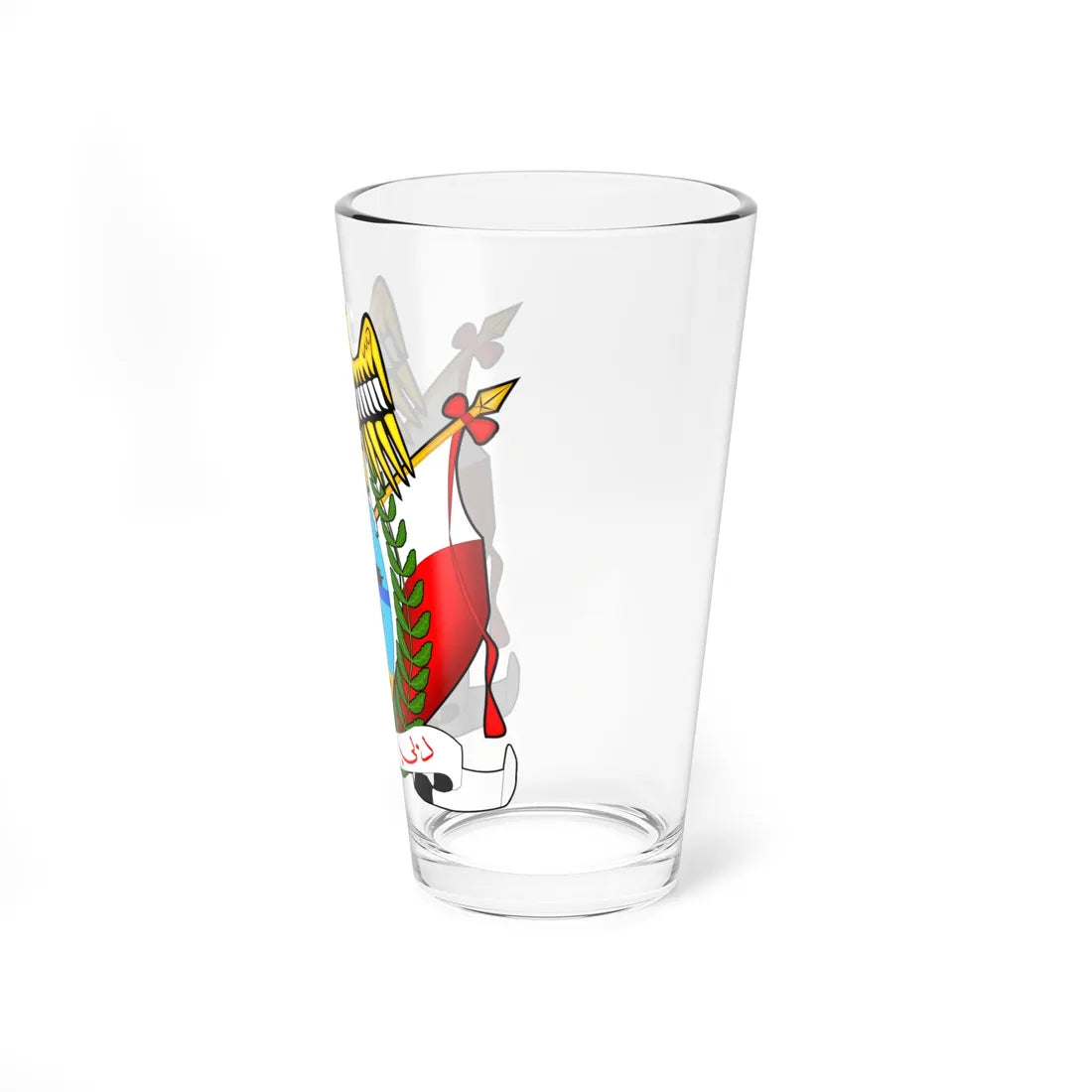 Coat of arms of Dubai (United Arab Emirates) (Coat of Arms) Pint Glass 16oz - Go Mug Yourself