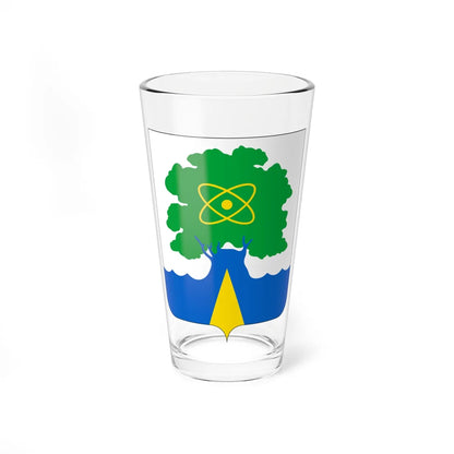 Coat of arms of Dubna (Russia) (Coat of Arms) Pint Glass 16oz 16oz - Go Mug Yourself