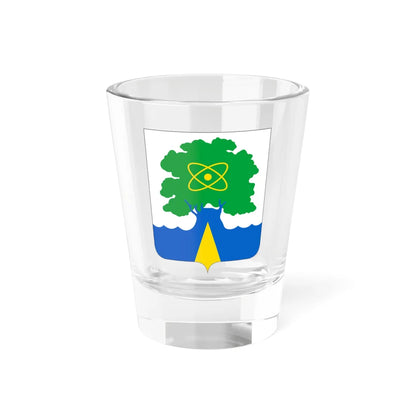 Coat of arms of Dubna (Russia) (Coat of Arms) Shot Glass 1.5oz 1.5oz - Go Mug Yourself