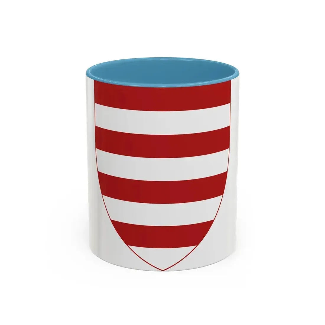 Coat of Arms of Dubrovnik - Accent Coffee Mug 11oz Light Blue - Go Mug Yourself