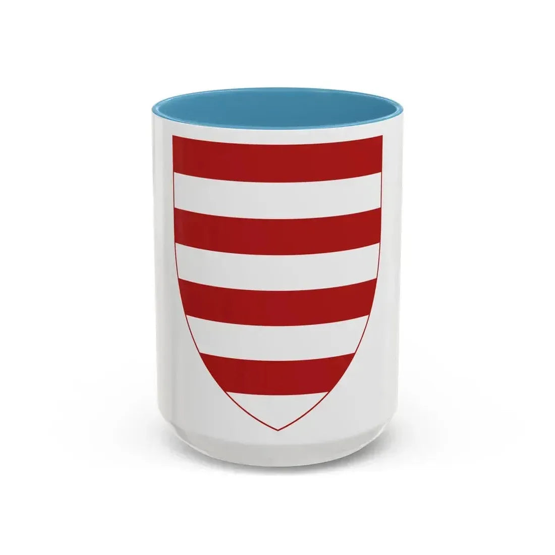 Coat of Arms of Dubrovnik - Accent Coffee Mug 15oz Light Blue - Go Mug Yourself