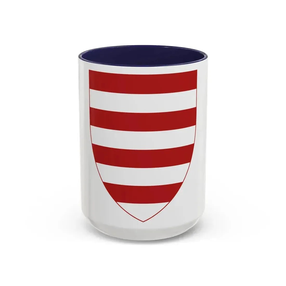 Coat of Arms of Dubrovnik - Accent Coffee Mug 15oz Navy - Go Mug Yourself
