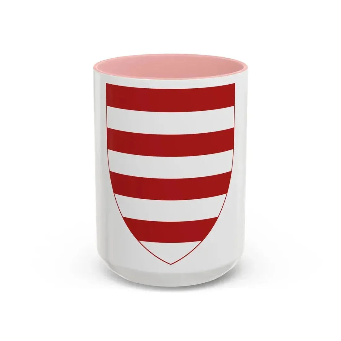 Coat of Arms of Dubrovnik - Accent Coffee Mug 15oz Pink - Go Mug Yourself