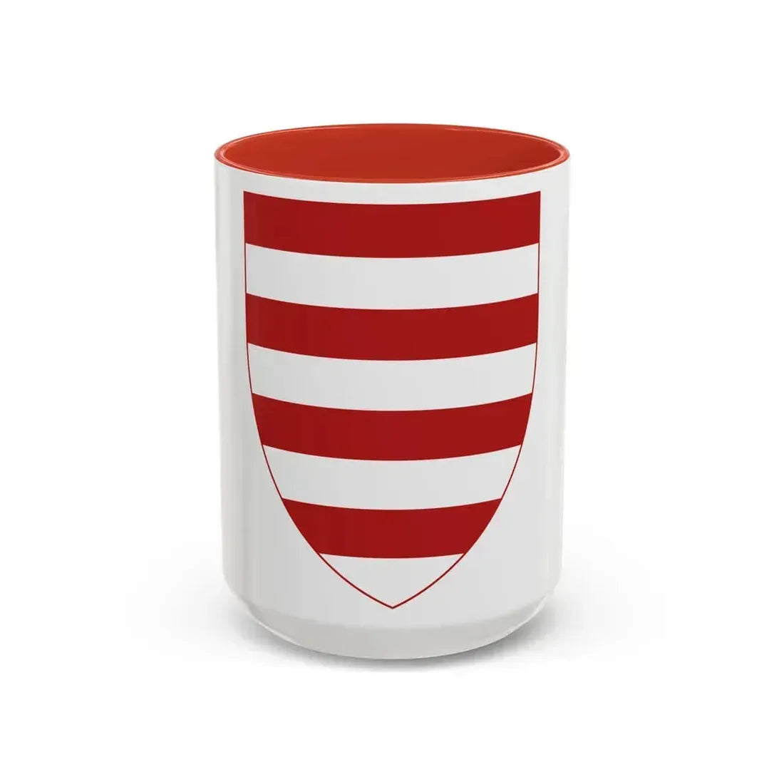 Coat of Arms of Dubrovnik - Accent Coffee Mug 15oz Red - Go Mug Yourself