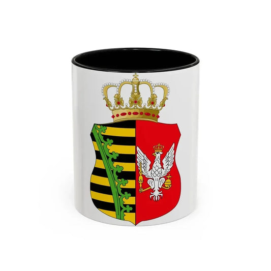 Coat of Arms of Duchy of Warsaw - Accent Coffee Mug 11oz Black - Go Mug Yourself