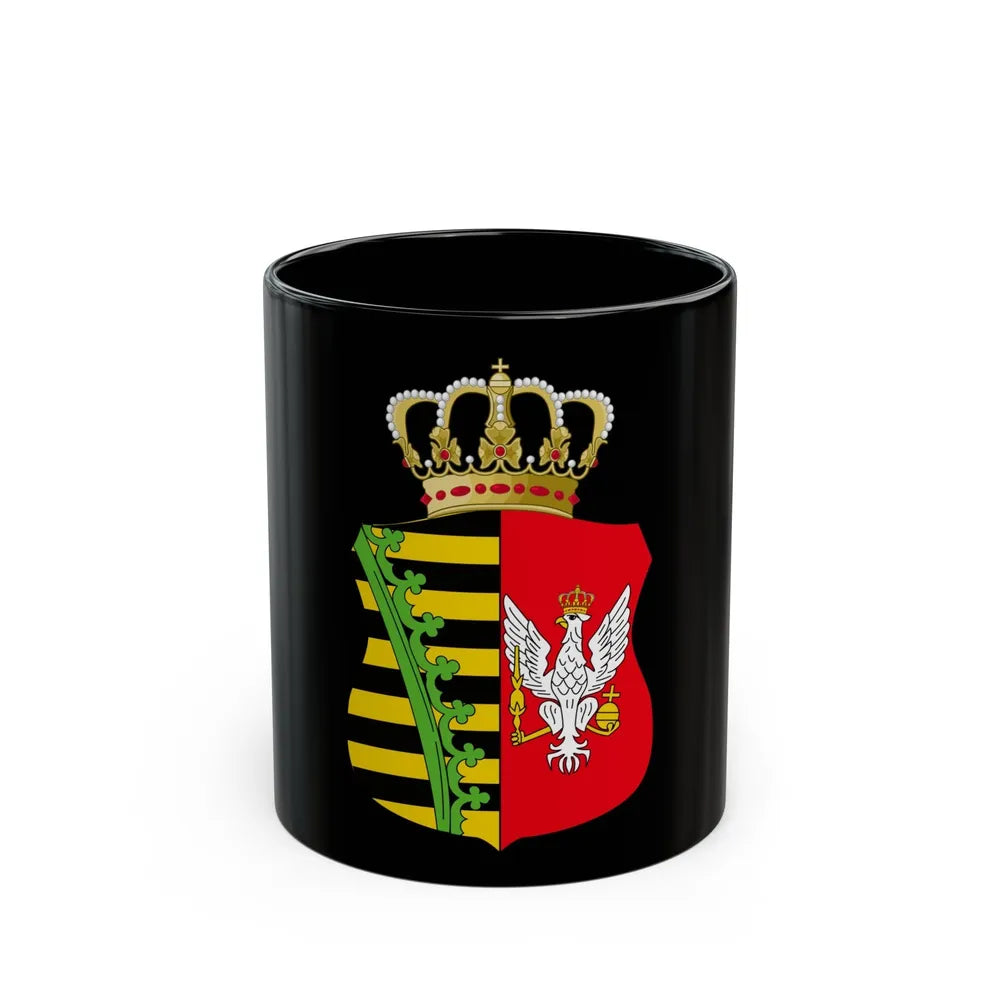 Coat of Arms of Duchy of Warsaw - Black Coffee Mug-11oz-Go Mug Yourself