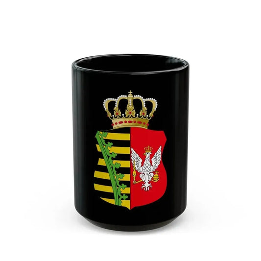Coat of Arms of Duchy of Warsaw - Black Coffee Mug 15oz - Go Mug Yourself