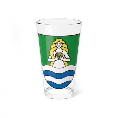 Coat of Arms of Dudince (Slovakia) (Coat of Arms) Pint Glass 16oz 16oz - Go Mug Yourself
