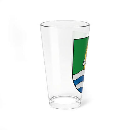 Coat of Arms of Dudince (Slovakia) (Coat of Arms) Pint Glass 16oz - Go Mug Yourself