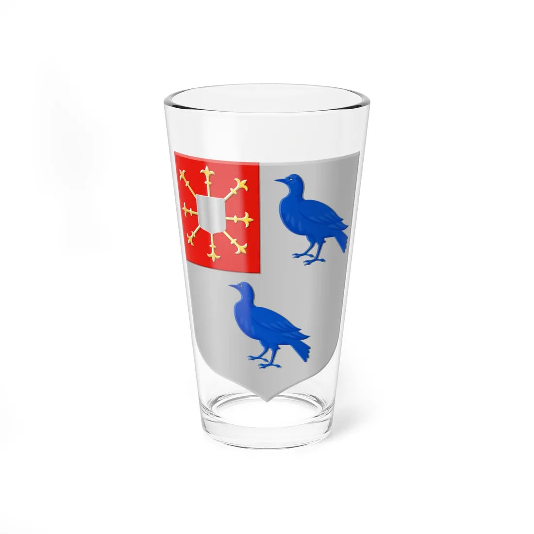 Coat of arms of Duiven (Netherlands) (Coat of Arms) Pint Glass 16oz 16oz - Go Mug Yourself