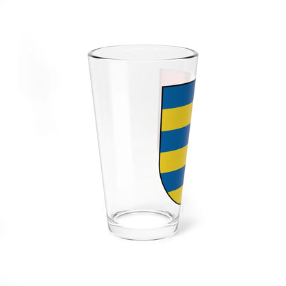 Coat of Arms of Dunajská Streda (Slovakia) (Coat of Arms) Pint Glass 16oz - Go Mug Yourself
