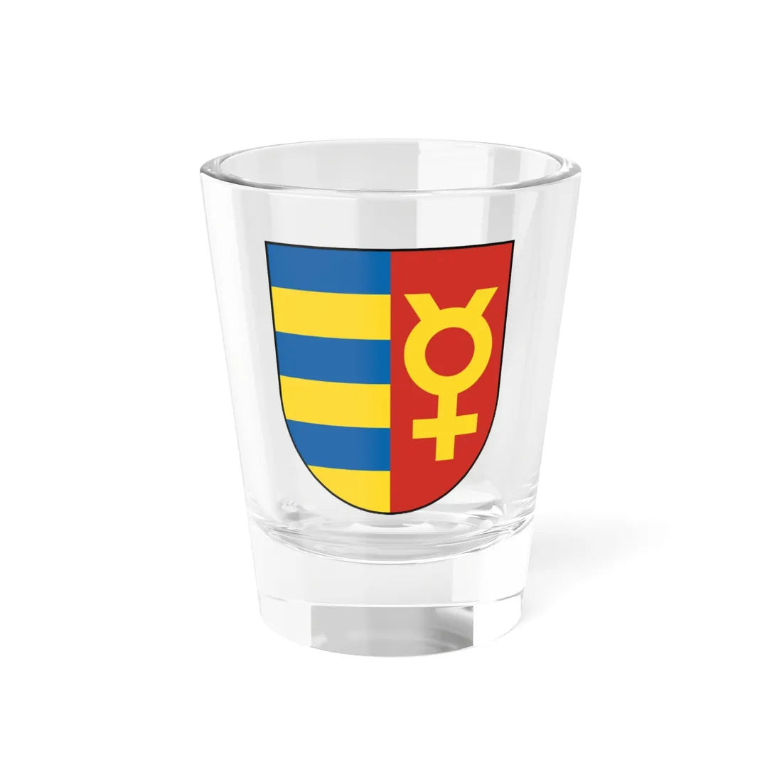 Coat of Arms of Dunajská Streda (Slovakia) (Coat of Arms) Shot Glass 1.5oz 1.5oz - Go Mug Yourself