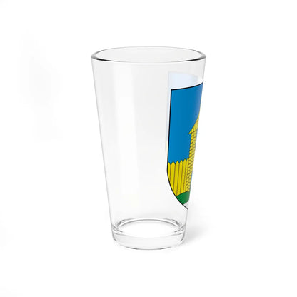 Coat of Arms of Dziatłava Belarus (Belarus) (Coat of Arms) Pint Glass 16oz - Go Mug Yourself
