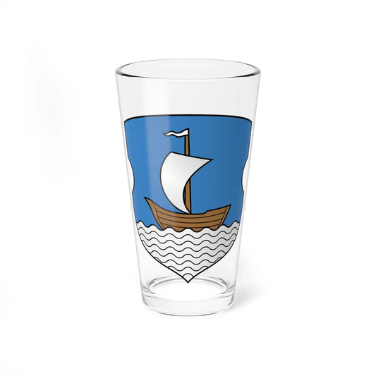 Coat of Arms of Dzisna Belarus (Belarus) (Coat of Arms) Pint Glass 16oz 16oz - Go Mug Yourself