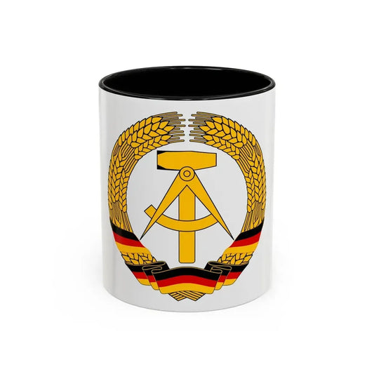 Coat of Arms of East Germany (1953-1955) - Accent Coffee Mug 11oz Black - Go Mug Yourself