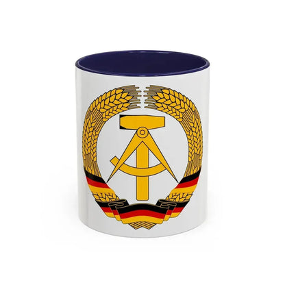 Coat of Arms of East Germany (1953-1955) - Accent Coffee Mug 11oz Navy - Go Mug Yourself