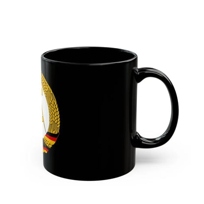 Coat of Arms of East Germany (1953-1955) - Black Coffee Mug-Go Mug Yourself