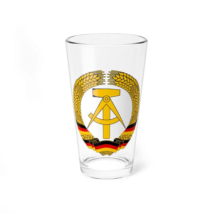 Coat of Arms of East Germany (1953-1955) - Pint Glass 16oz-16oz-Go Mug Yourself