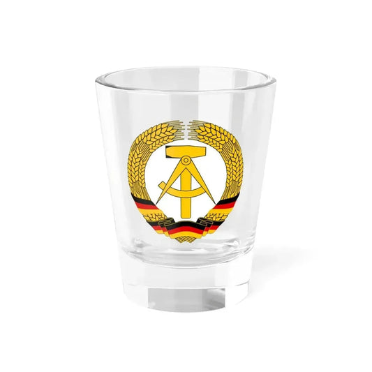Coat of Arms of East Germany (1953-1955) - Shot Glass 1.5oz 1.5oz - Go Mug Yourself