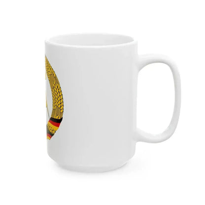 Coat of Arms of East Germany (1953-1955) - White Coffee Mug - Go Mug Yourself
