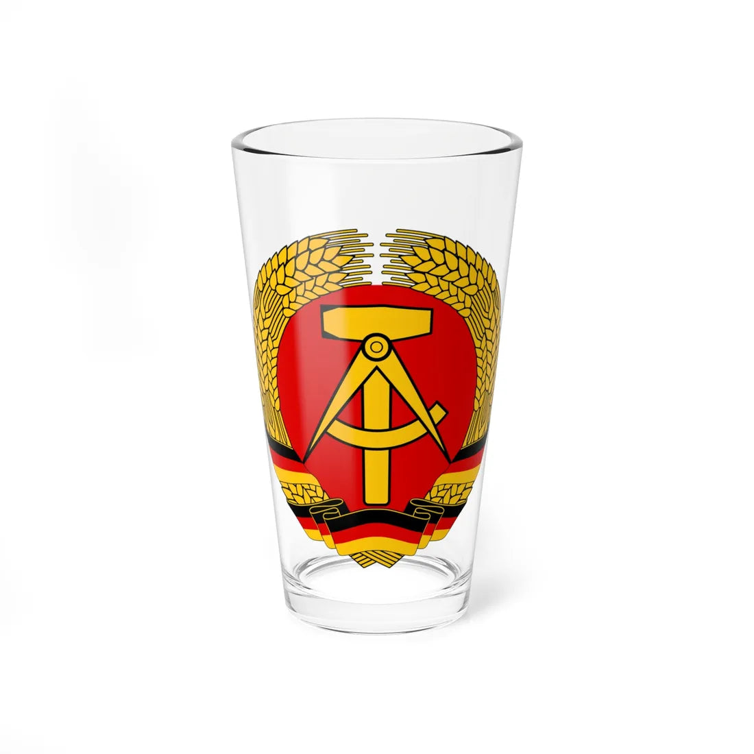 Coat of arms of East Germany 1955-1990 (Coat of Arms) Pint Glass 16oz 16oz - Go Mug Yourself