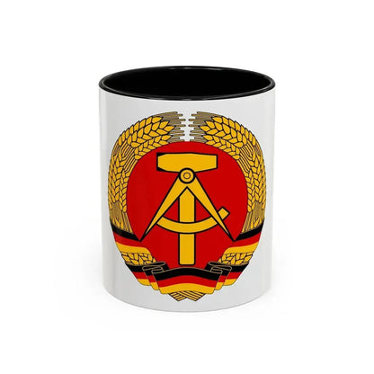 Coat of arms of East Germany - Accent Coffee Mug 11oz Black - Go Mug Yourself