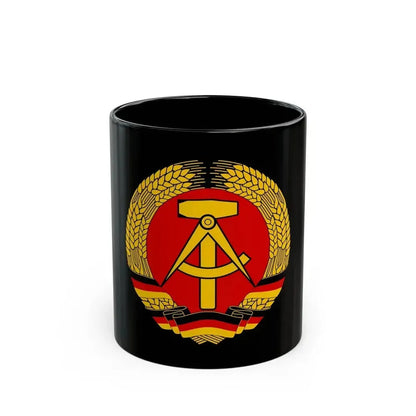 Coat of arms of East Germany - Black Coffee Mug 11oz - Go Mug Yourself