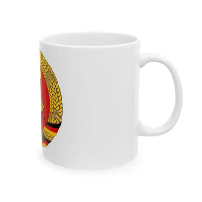 Coat of arms of East Germany - White Coffee Mug - Go Mug Yourself