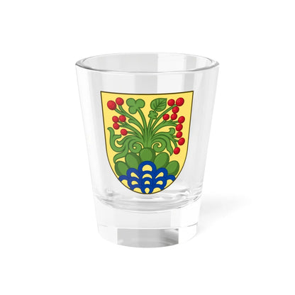 Coat of arms of Ebeltoft (Denmark) (Coat of Arms) Shot Glass 1.5oz 1.5oz - Go Mug Yourself