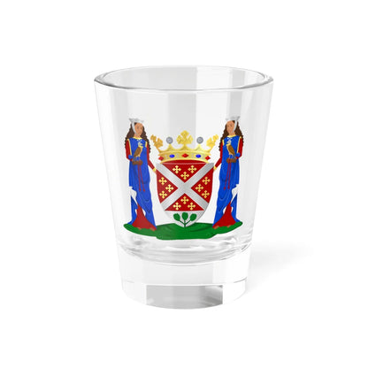 Coat of arms of Echt Susteren (Netherlands) (Coat of Arms) Shot Glass 1.5oz 1.5oz - Go Mug Yourself