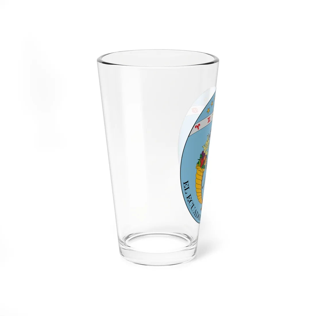 Coat of arms of Ecuador 1830 (Ecuador) (Coat of Arms) Pint Glass 16oz - Go Mug Yourself